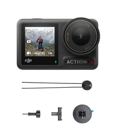 Экшн-камера DJI Osmo Action 4 4K 120fps HDR IP68 водонепроницаемая, стандартный комплект с аксессуарами для серфинга