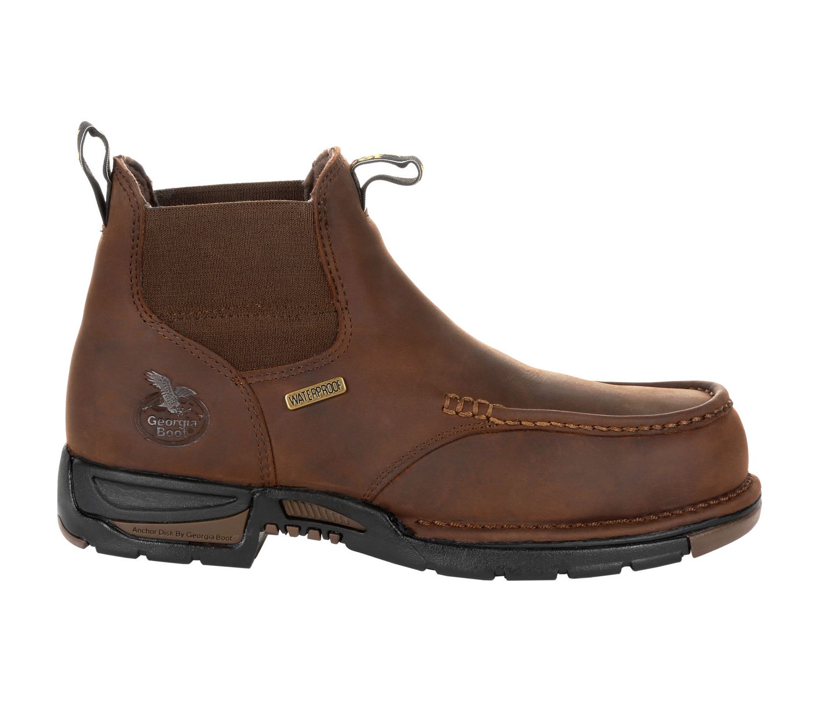 GEORGIA BOOT Men's Athens Chelsea Waterproof Work Boot