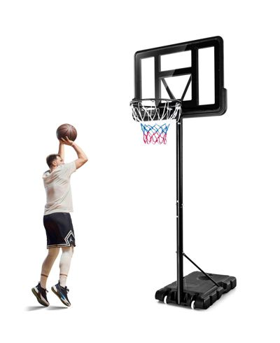 Стойка для баскетбольного кольца GOUUN Adjustable Portable Basketball Hoop Stand с защитным щитом и колесами