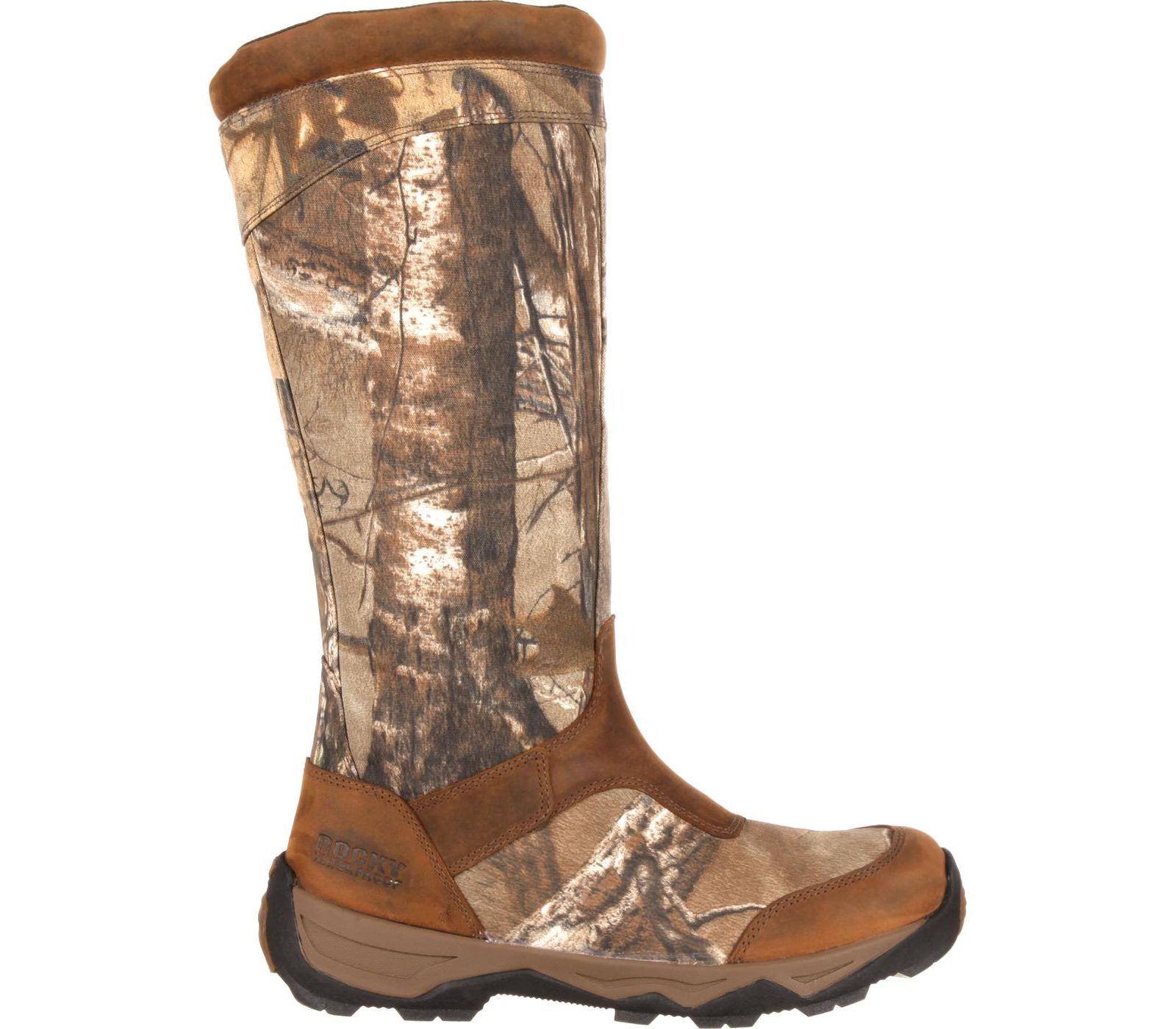 ROCKY Men's Retraction Waterproof Side-Zip Snake Boot