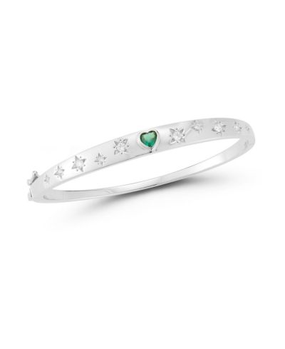 Rachel Zoe Sterling Heart Bangle