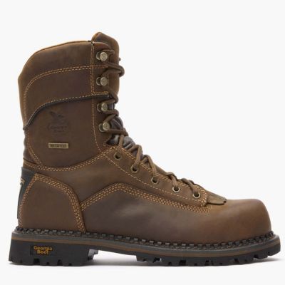 Мужские рабочие ботинки GEORGIA BOOT AMP LT Low Heel Logger Composite Toe Waterproof