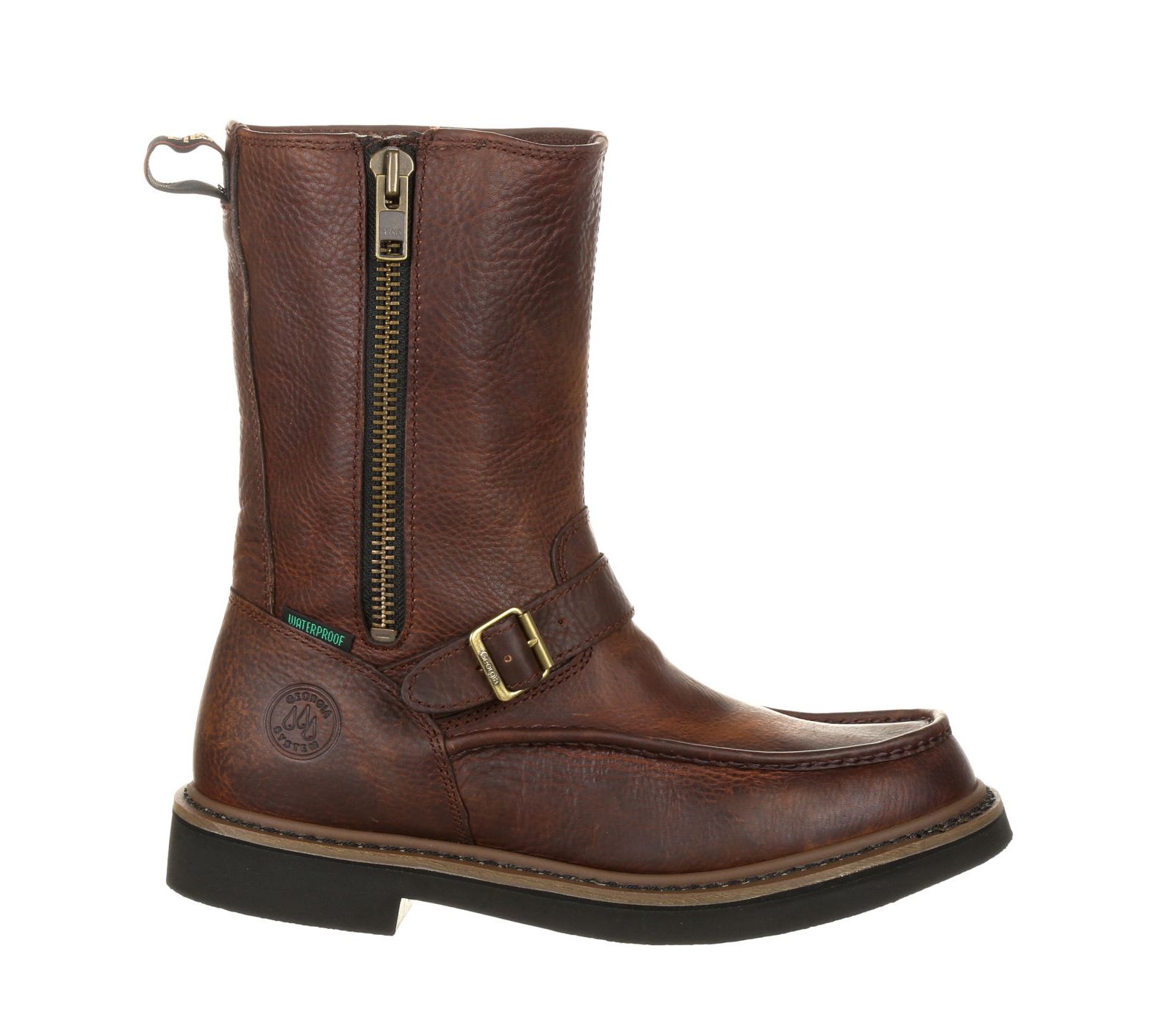 Мужские водонепроницаемые рабочие ботинки Georgia Boot Side Zip Wellington