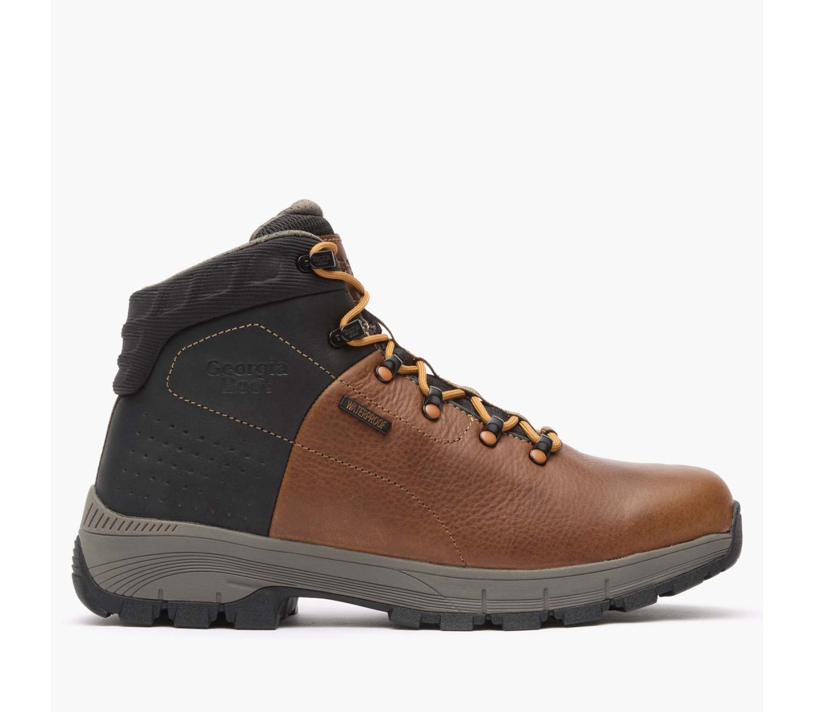 GEORGIA BOOT Мужские водонепроницаемые походные ботинки Eagle Trail 5" Brown/Orange