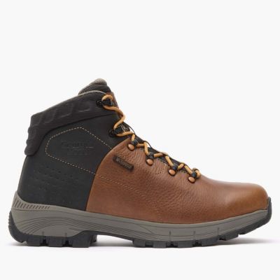 GEORGIA BOOT Men's Eagle Trail Waterproof 5" Hiker in Brown/Orange