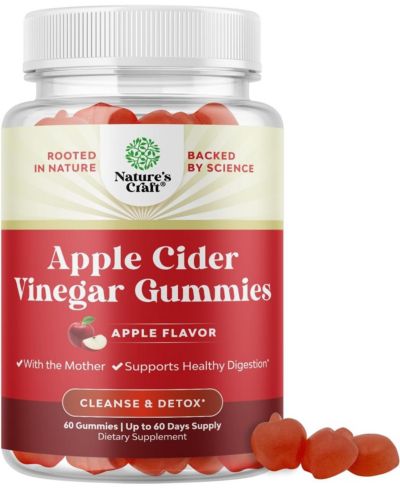 Желейные витамины Apple Cider Vinegar с The Mother | 60ct