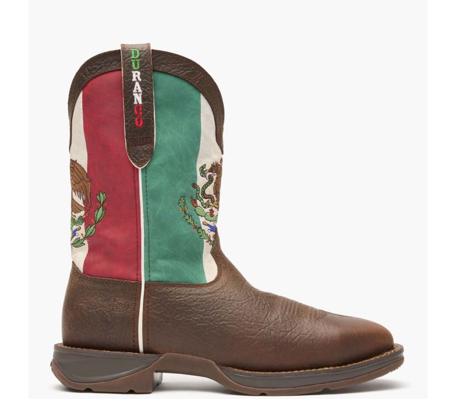 Durango Men's Rebel by Steel Toe Mexico Flag Western Boot