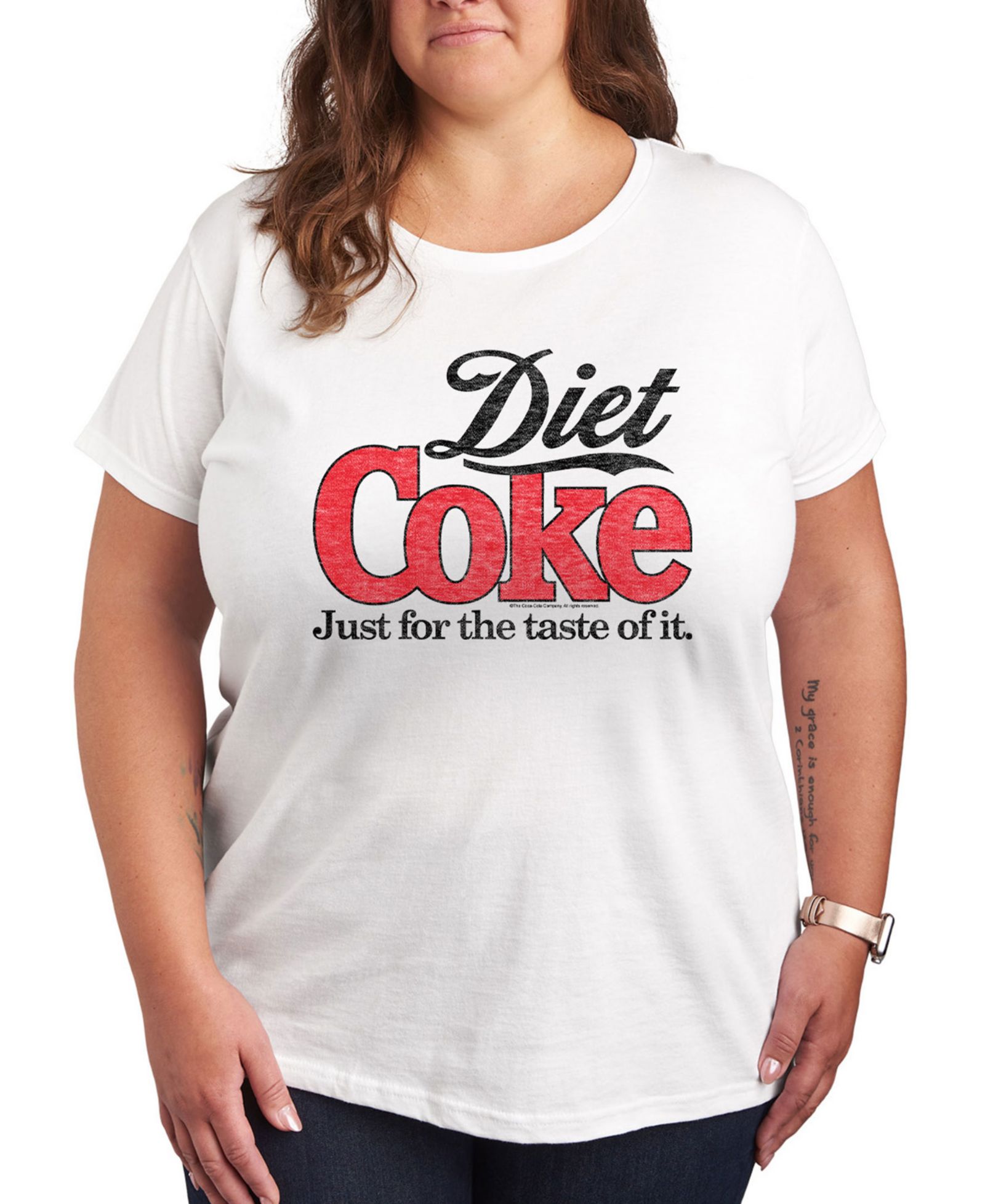Женская футболка Hybrid Apparel Plus Size Diet Coke с принтом