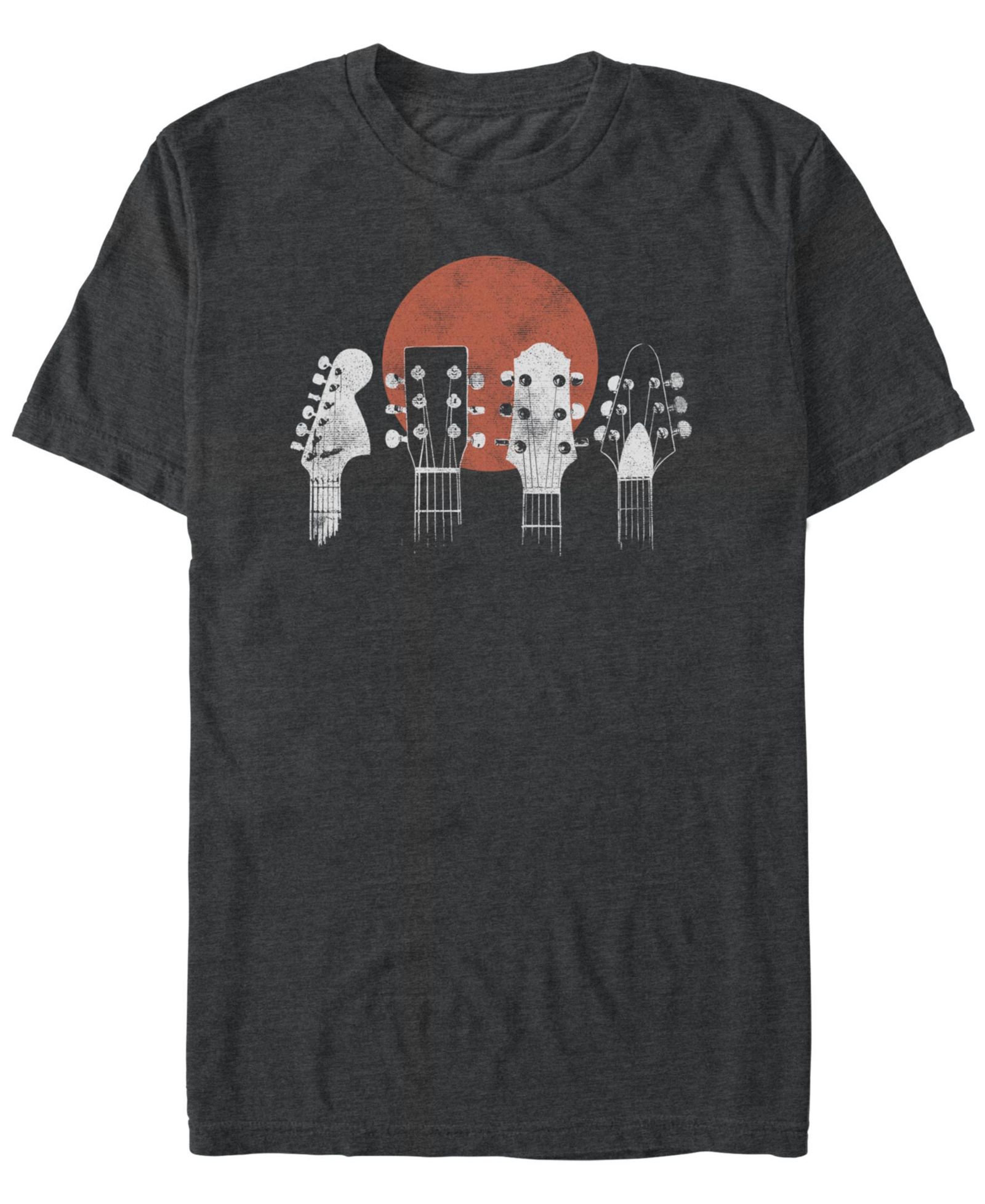 Fifth Sun Men's Guitar Heads Short Sleeve T-Shirt