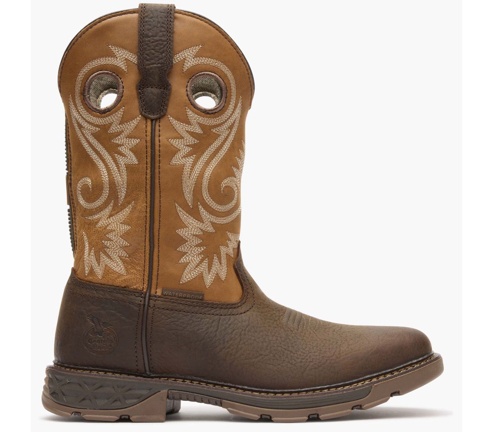 GEORGIA BOOT Men's Carbo-Tec FLX 11" Waterproof Pull On Work Boot