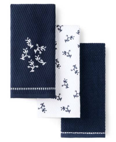 KitchenAid Vintage Florals Collector Series Cotton Kitchen Towels Set, 18" x 28"