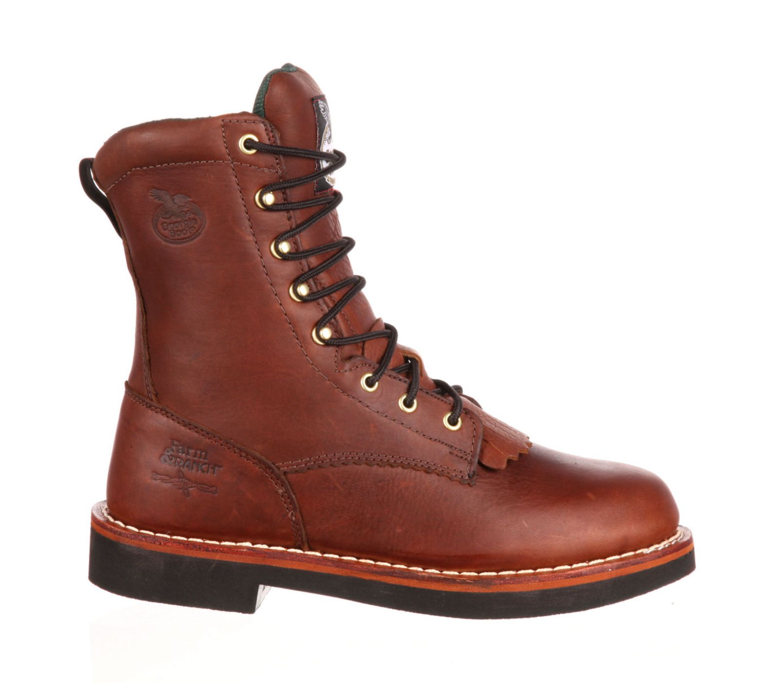 GEORGIA BOOT Men's Farm and Ranch Lacer Work Boot