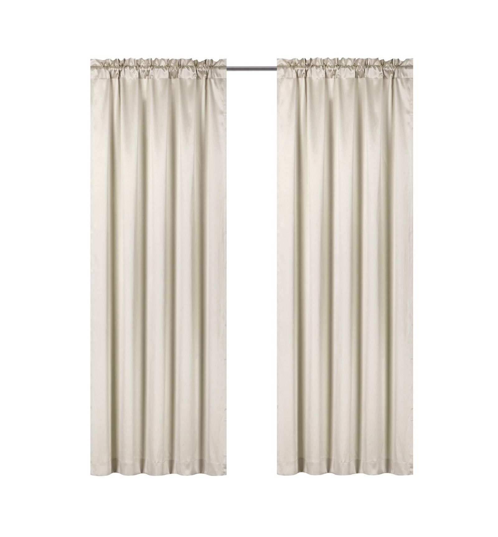 Kate Aurora 1 Piece   Regency Lux Rod Pocket Semi Sheer Window Curtain Panel