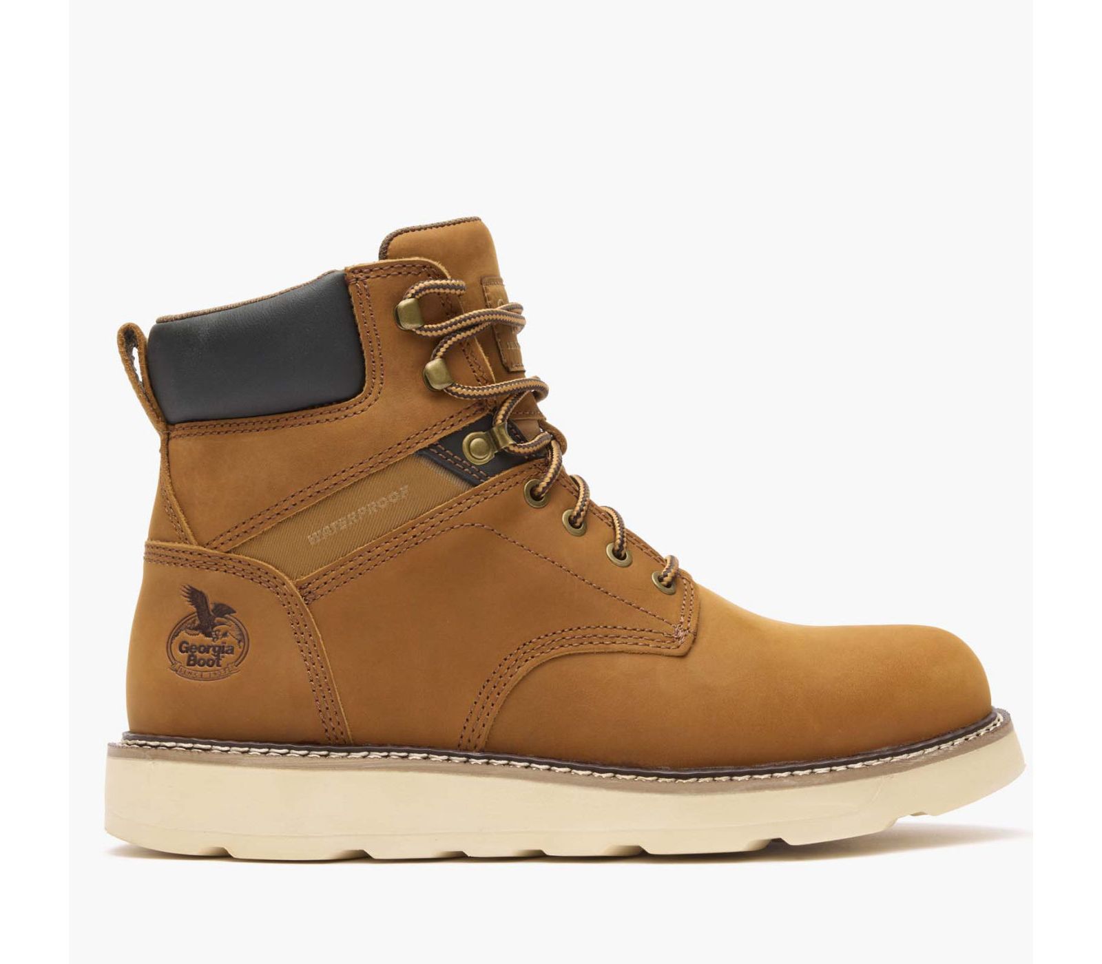 GEORGIA BOOT Men's Core 37 Wedge Steel Toe Waterproof Work Boot