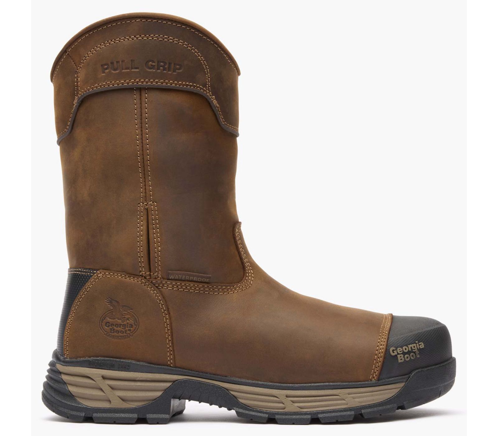Мужские рабочие ботинки GEORGIA BOOT Durablend Edge 10" водонепроницаемые с усиленным стальным носком