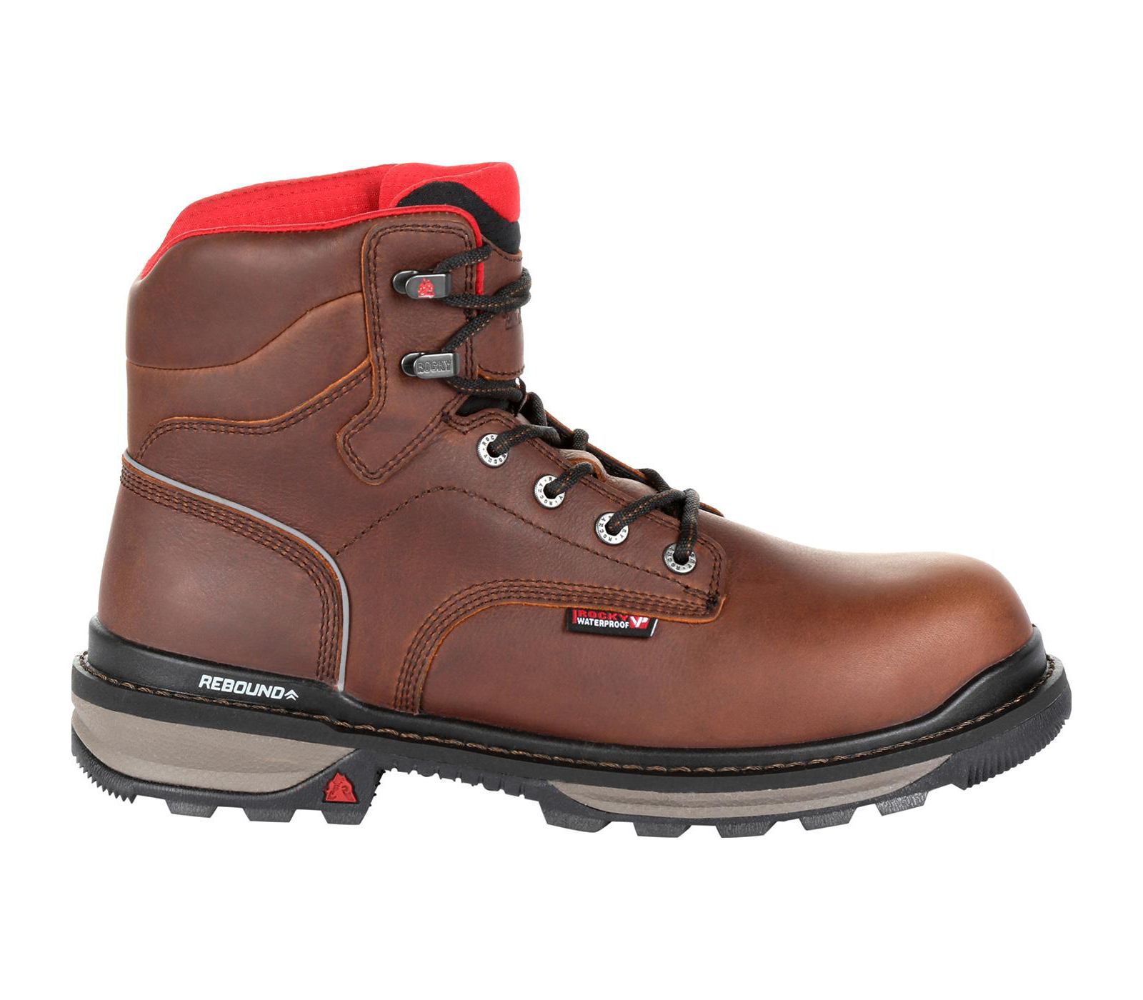 ROCKY Men's Rams Horn Waterproof Work Boot