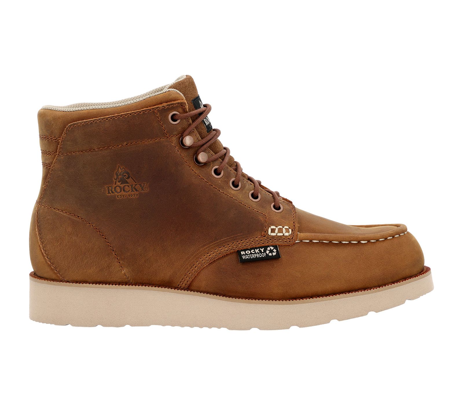 ROCKY Men's MonoCrepe Wedge 6" Composite Toe Work Boot