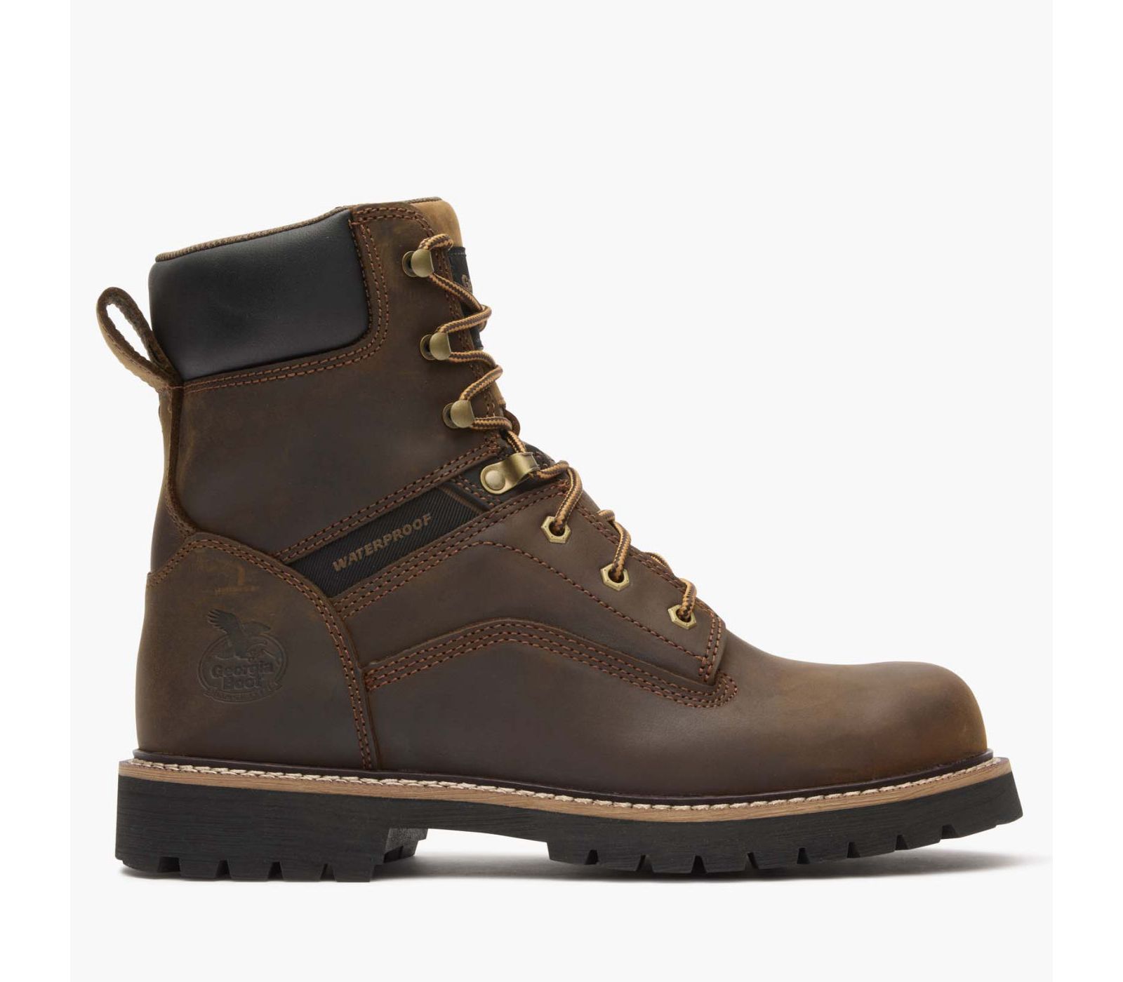 GEORGIA BOOT Men's Core 37 Waterproof 8" Work Boot