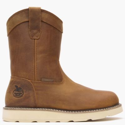 Рабочие ботинки GEORGIA BOOT Men's Core 37 Wedge 10" Steel Toe Waterproof Pull-On