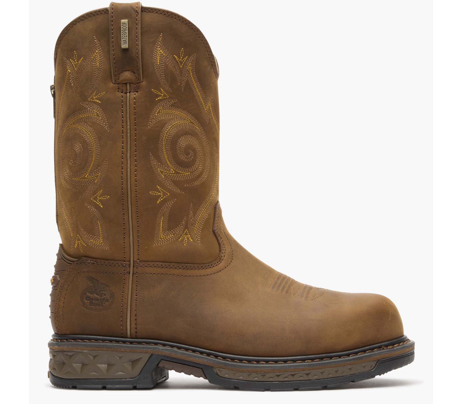 GEORGIA BOOT Мужские водонепроницаемые рабочие ботинки Carbo-Tec LT Composite Toe Wellington