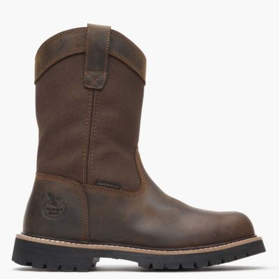 GEORGIA BOOT Men's Core 37 Steel Toe Waterproof 10" Pull-On Work Boot
