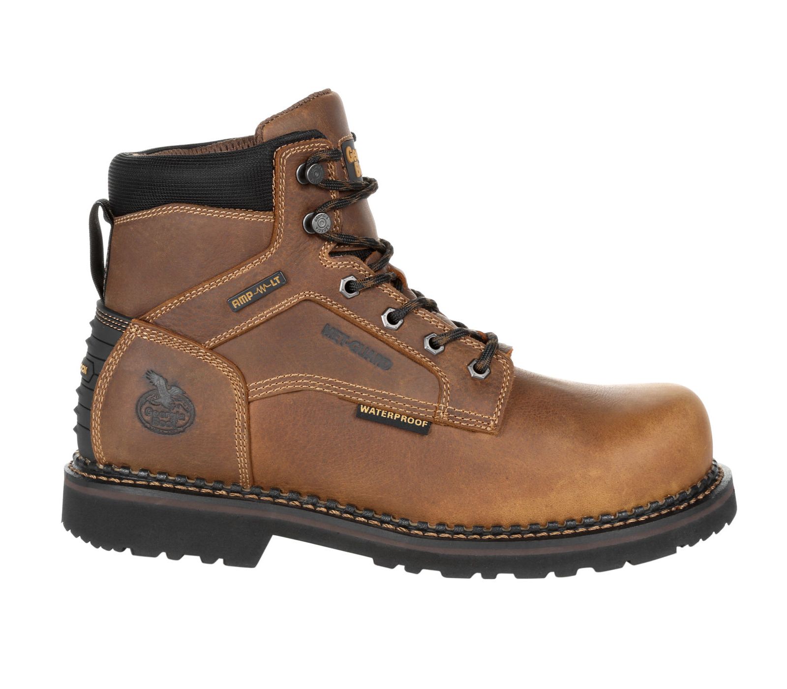 GEORGIA BOOT Мужские рабочие ботинки Georgia Giant Revamp со стальным носком и водонепроницаемые