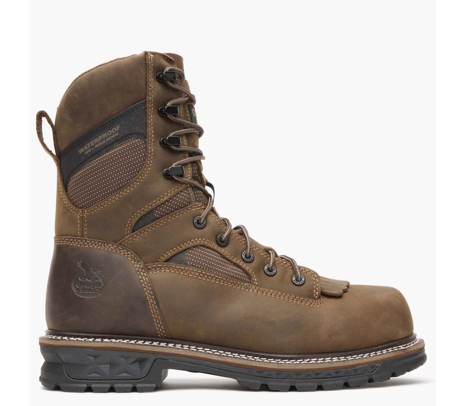 GEORGIA BOOT Men's LTX Logger 9" Composite Toe 400G Insulated Waterproof Work Boot