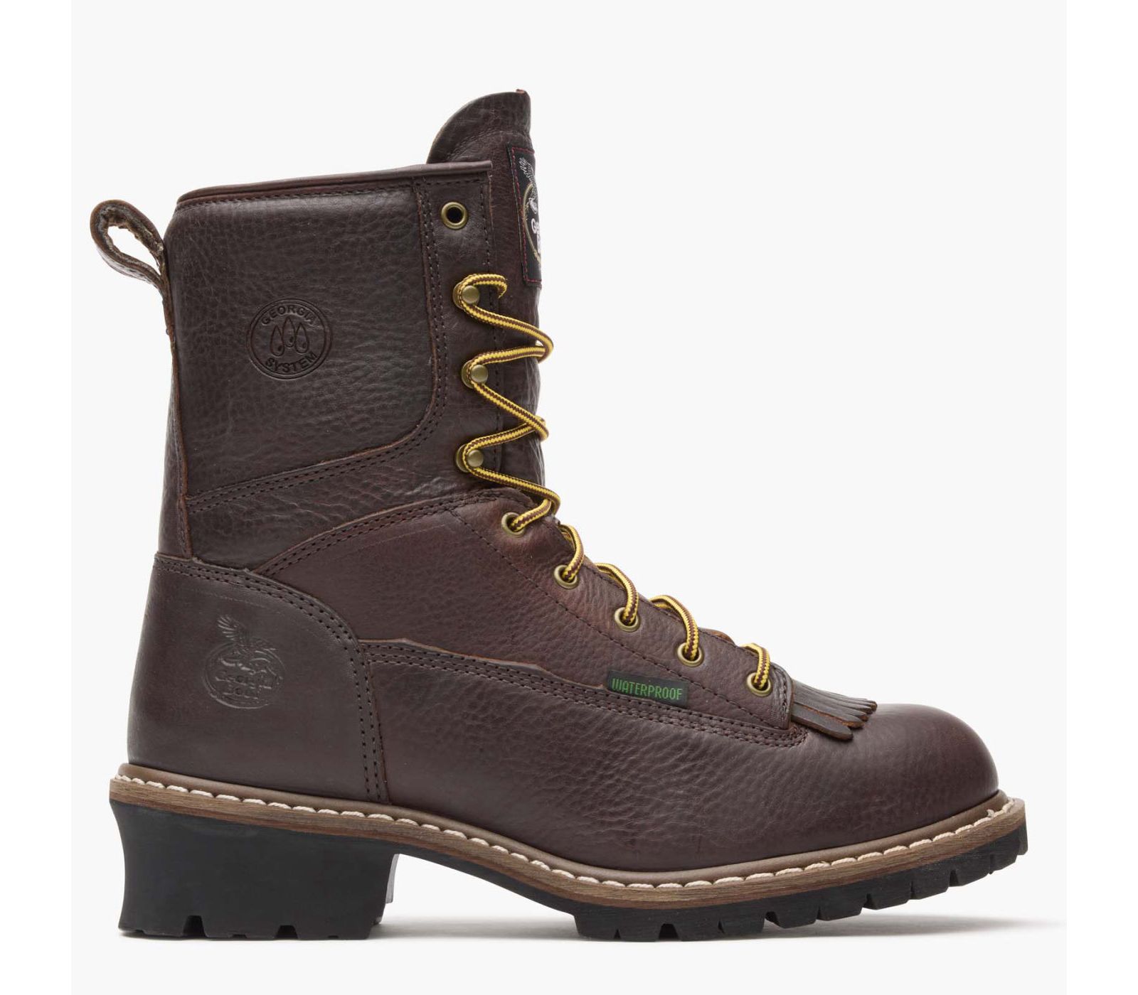 GEORGIA BOOT Men's Steel Toe Waterproof Logger Boot