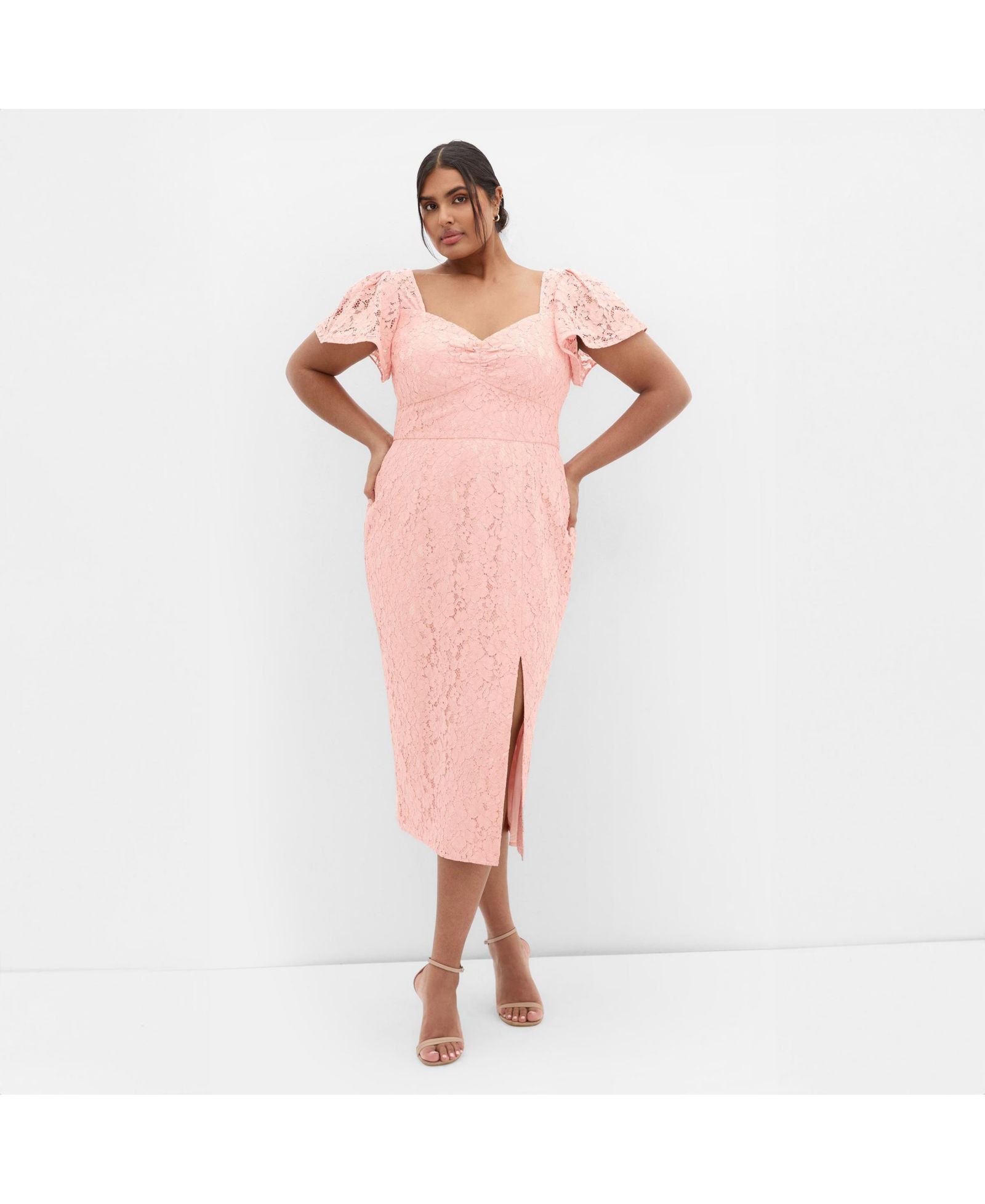 Женское миди-платье CITY CHIC Plus Size Maisie Lace