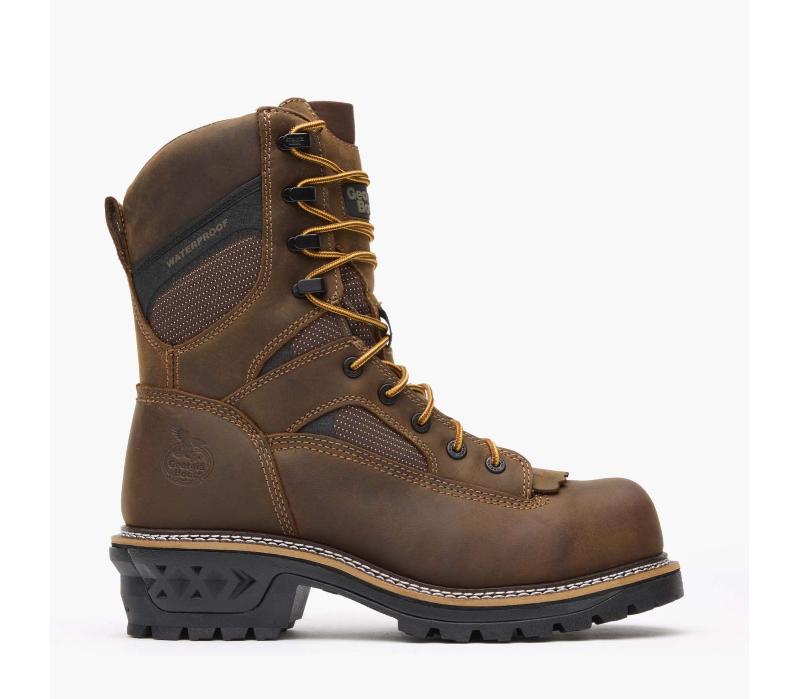 GEORGIA BOOT Men's LTX Logger Composite Toe Waterproof Work Boot