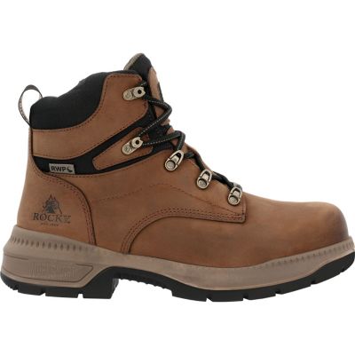 ROCKY Men's WorkSmart 6" Composite Toe Internal Met Guard Work Boot