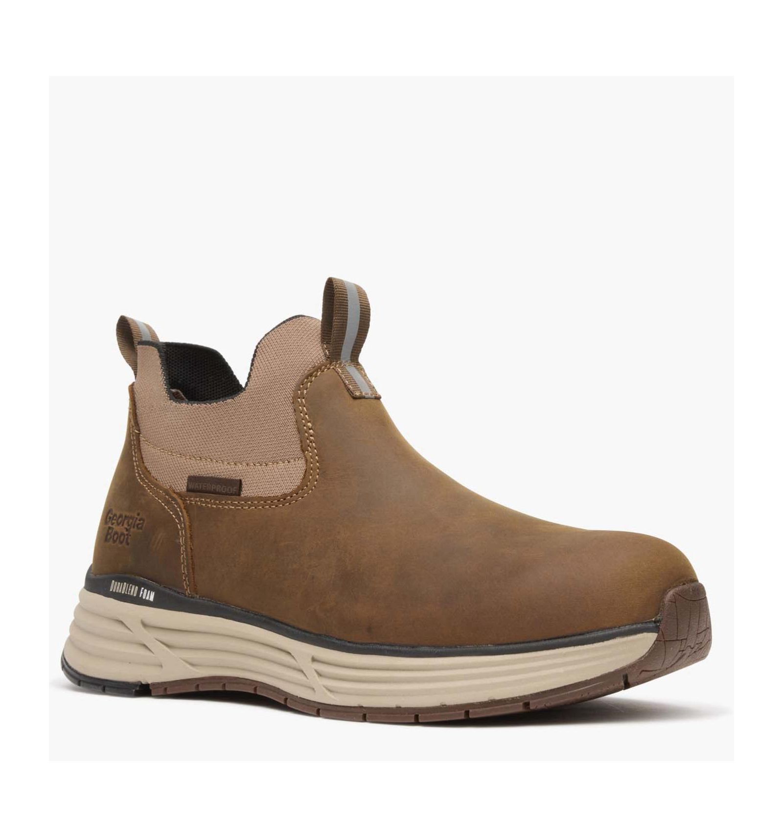 GEORGIA BOOT Men's DuraBlend Sport Waterproof Chelsea Work Boot