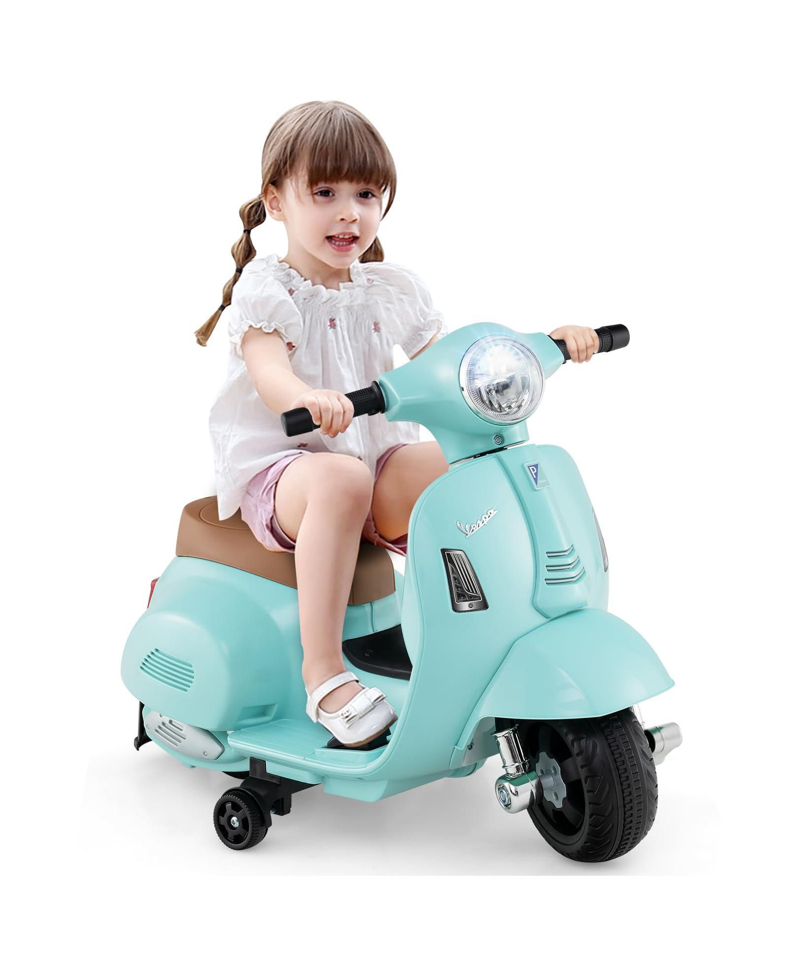 Детский мотоцикл Vespa с LED Headlight и звуком горна