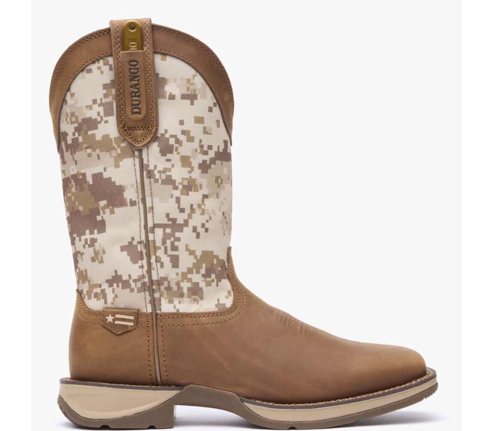 Durango Men's Rebel by Desert Camo Pull-on Western Boot