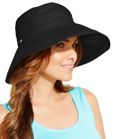 Шляпа Scala Cotton Big Brim With Inner Drawstring