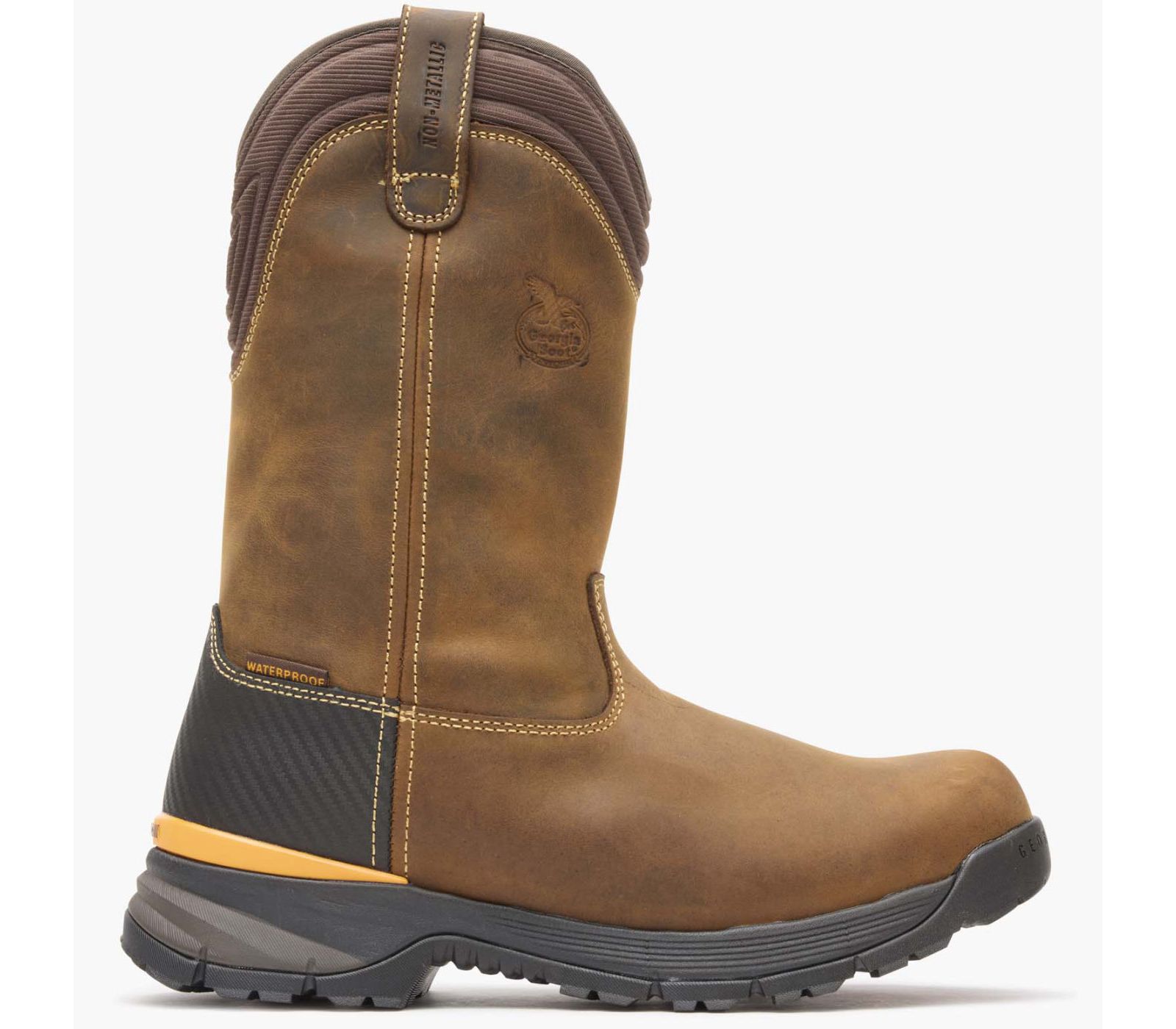 GEORGIA BOOT Men's TBD Waterproof Wellington Pull-On Boot