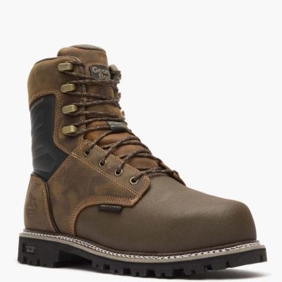 GEORGIA BOOT Men's Brute Composite Toe Met Guard Waterproof Work Boot