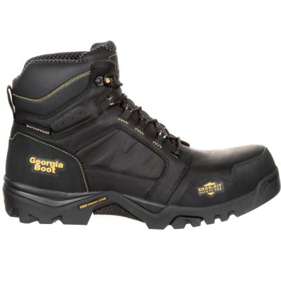 Мужской водонепроницаемый рабочий ботинок GEORGIA BOOT Amplitude Composite Toe Black