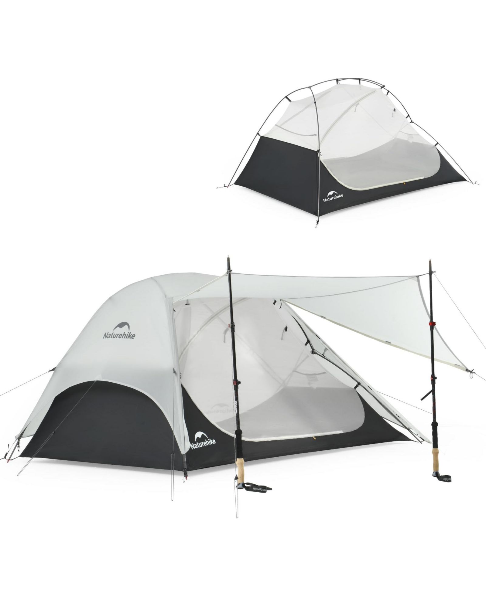 Палатка для походов Naturehike Star River UL 2 Person, двухслойная водонепроницаемая, легкая