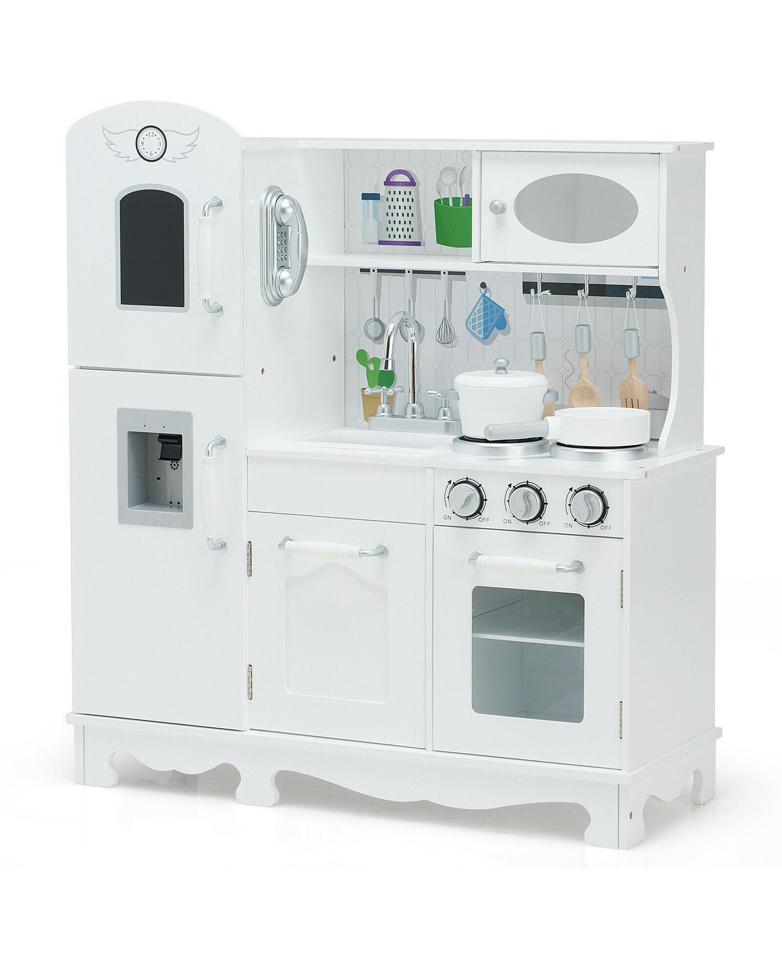 Mecale набор игрушечной кухонной посуды для детей с диспенсером воды