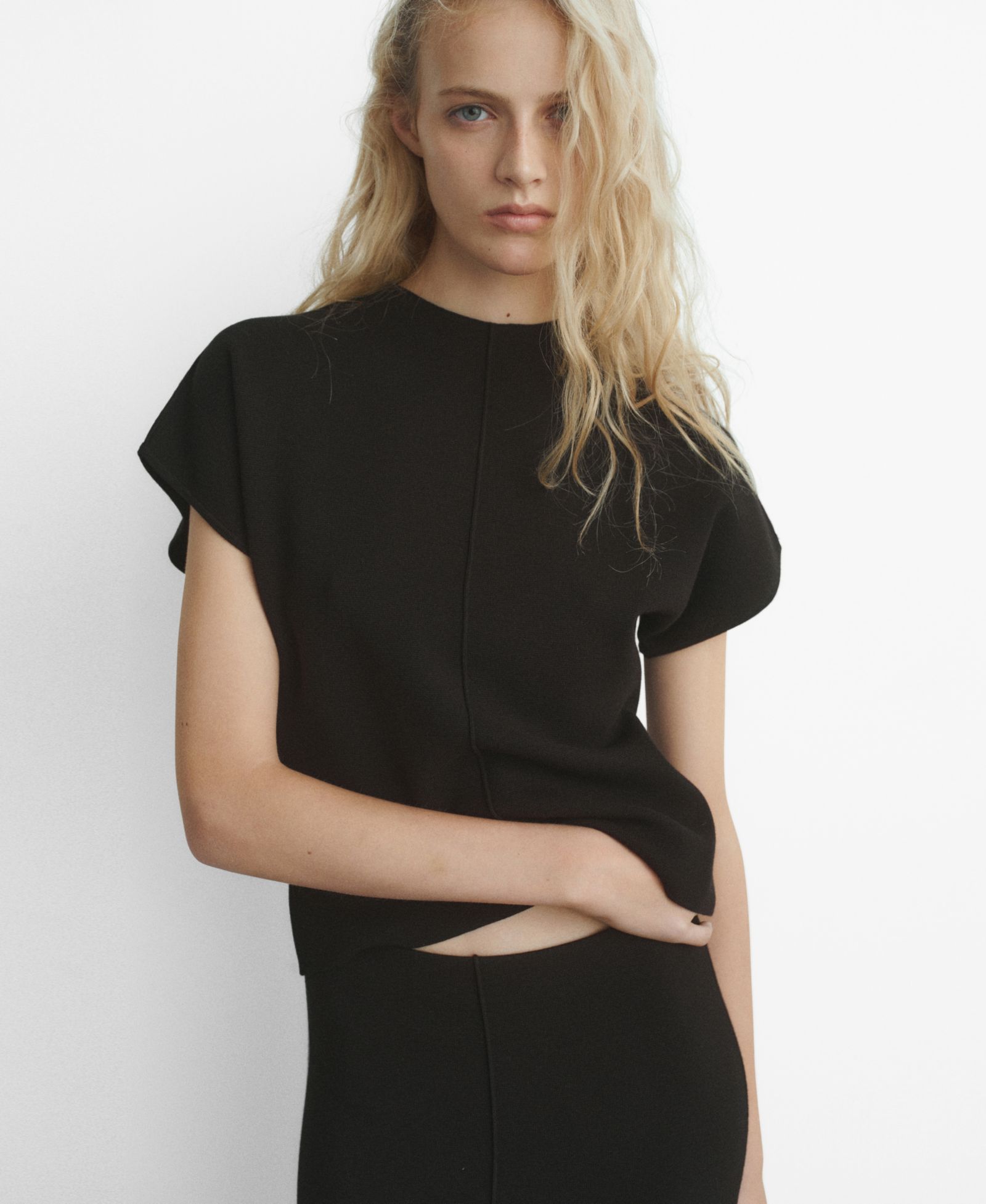 Mango Women's Fine-Knit Fitted Sweater