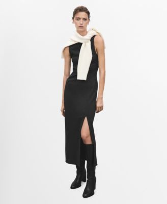 Женское платье Mango Women's Cut-Out Ruched Dress
