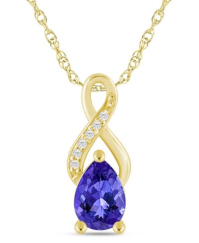 Tanzanite Yellow Gold
