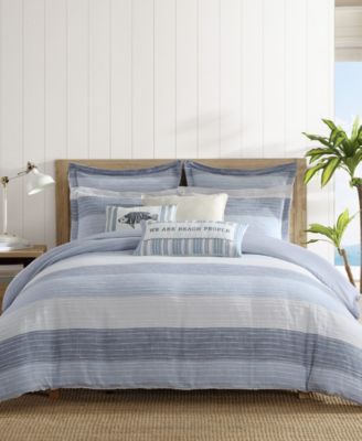 Levtex Home Sand Stripes Textured 3-Pc. Duvet Cover Set, King