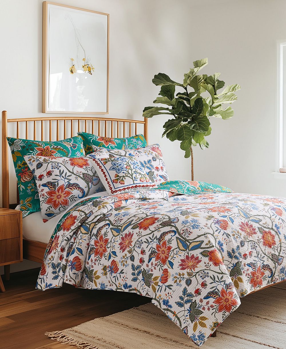 Реверсивный комплект из 3-х стеганых одеял Levtex Home Carmina, King/California King