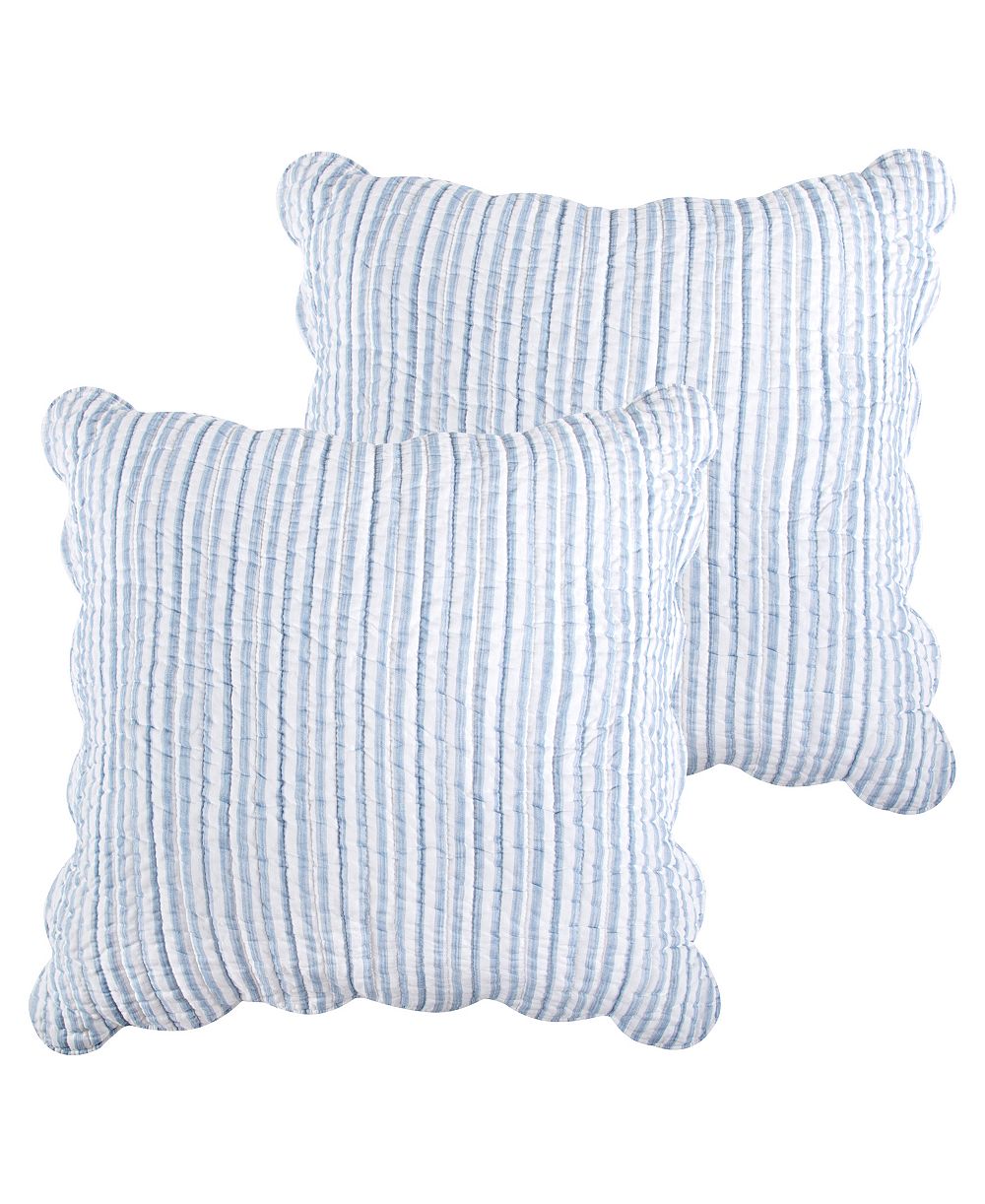 Levtex Home Martha Stripe 2-Piece Sham Set, European