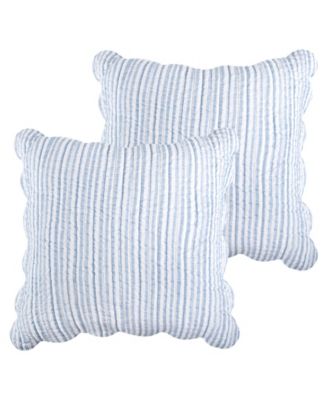 Levtex Home Martha Stripe 2-Piece Sham Set, European