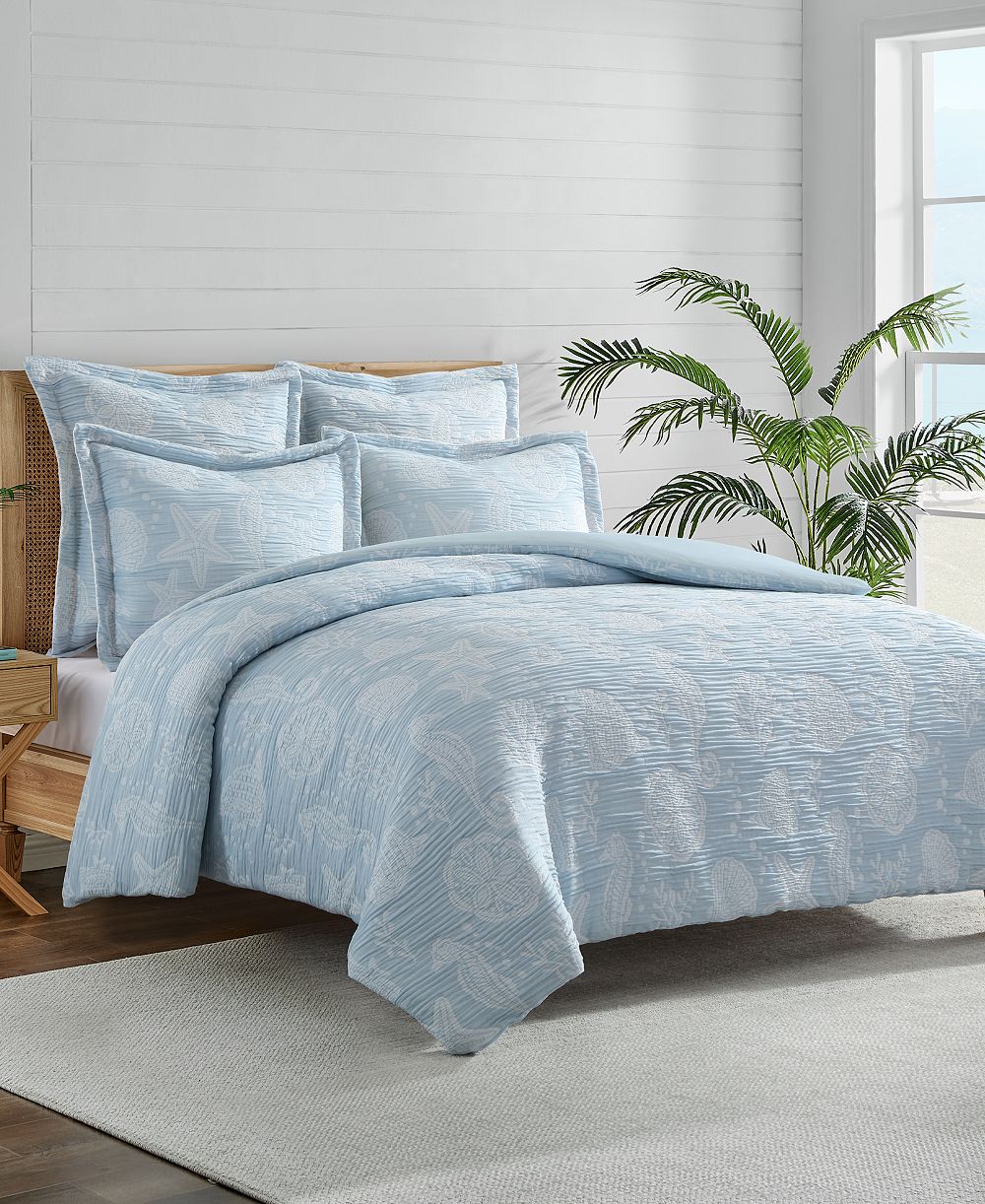 Levtex Home Seaside Charm Textured 3-Pc. Duvet Cover Set, Queen