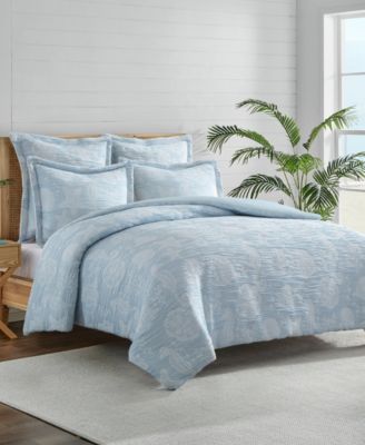 Levtex Home Seaside Charm текстурированный набор из 3 шт. чехлов на одеяло, Queen