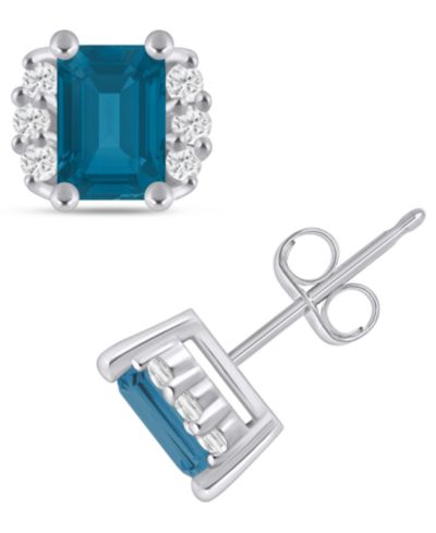 London Blue Topaz/ White Gold
